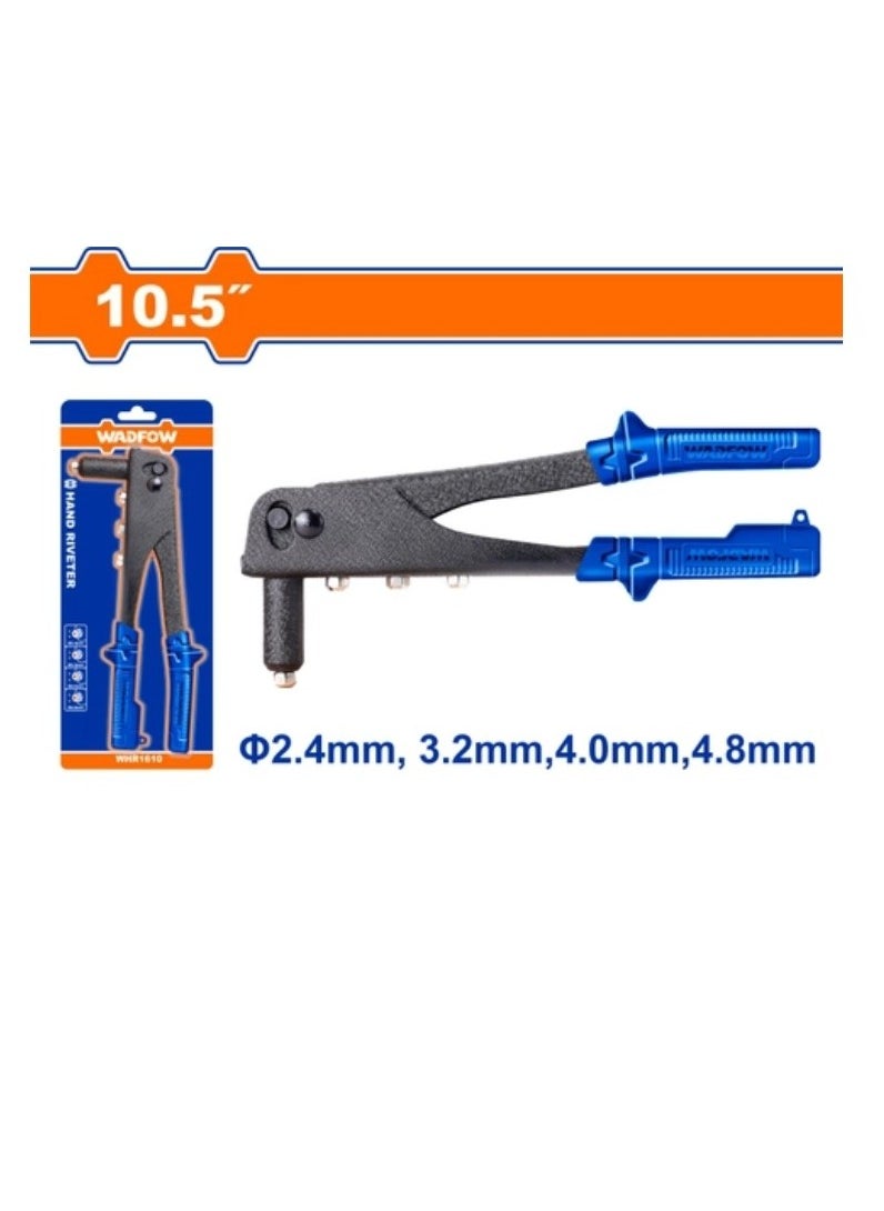 WADFOW - Wadfow Hand Riverter Gun 10.5" (WHR1610) Rivet Gun Hand Riveter Heavy Duty Professional Pop Riveter Standard - Image 1