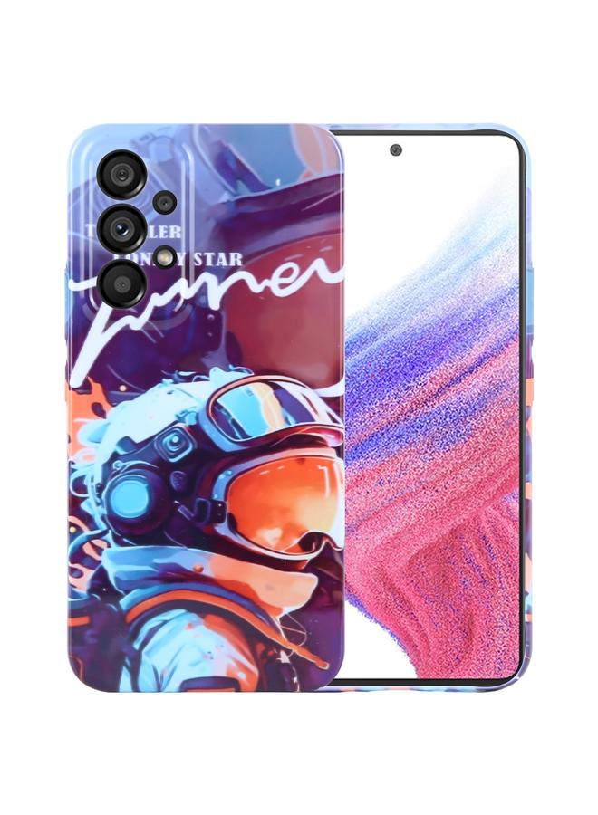 اس-توب جراب لهاتف Samsung Galaxy A53 5G بنمط مرسوم وثقب دقيق من الكمبيوتر الشخصي - Image 1