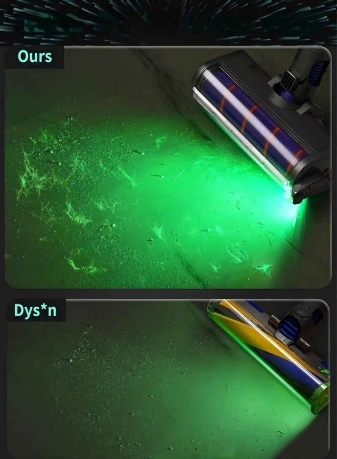 YINPAGE Dust Detector Light, Green Led Light for Vacuum Cleaner Head Accessories, Dust Detector Led Light for Vacuum Cleaners,Green Light Attachment Suitable for Dyson Shark Bissell, Reveal Pet Fur Dog Cat Hair for Household Appliances Vacuum Cleaner Accessories - Image 5