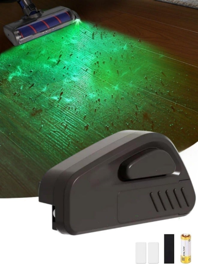 YINPAGE Dust Detector Light, Green Led Light for Vacuum Cleaner Head Accessories, Dust Detector Led Light for Vacuum Cleaners,Green Light Attachment Suitable for Dyson Shark Bissell, Reveal Pet Fur Dog Cat Hair for Household Appliances Vacuum Cleaner Accessories - Image 1