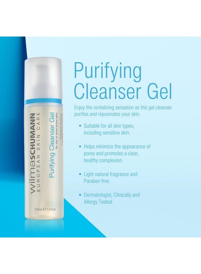 WILMA SCHUMANN Purifying Face Cleanser Gel, Daily Face Wash, Facial Cleanser For Acne, 7 Oz - Image 2