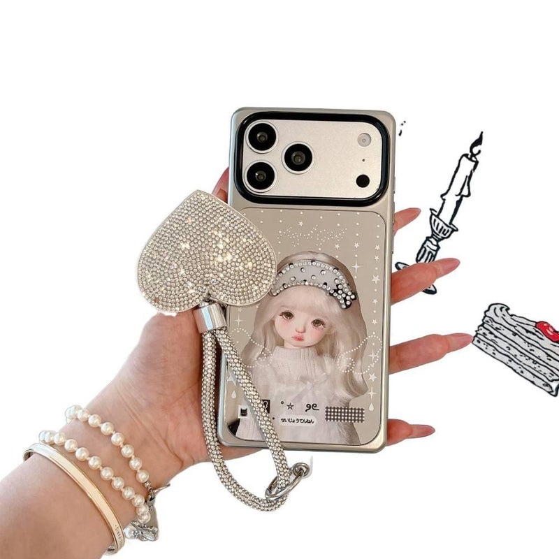 غطاء واقي بTPU لـ iPhone 15 / 15 Plus / 15 Pro / 15 Pro Max مع حماية من السقوط وحامل قائم مع مقاوم للصدمات مع مغناطيس قوي باللون أبيض مغناطيسي بوظيفة حامل من مادة TPU - Veloris - Image 1