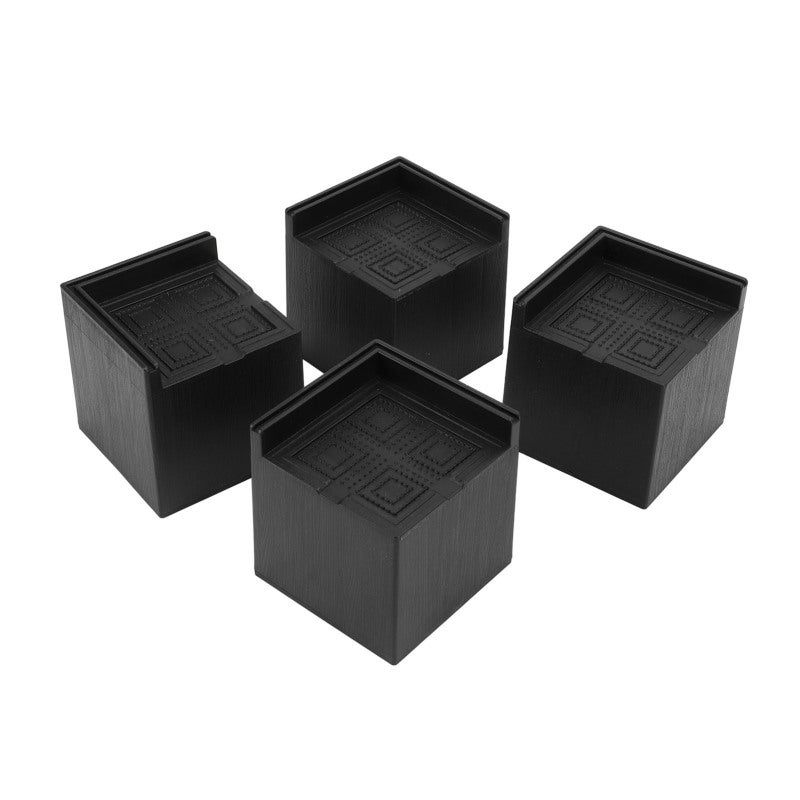 Furniture Risers 4-Pack 2,200 Lbs Load Capacity Premium Plastic With Non-Slip EVA Pad - Space-Increasing Stable Bed Risers for Home Bedroom Living Room Kitchen Furniture - Image 5