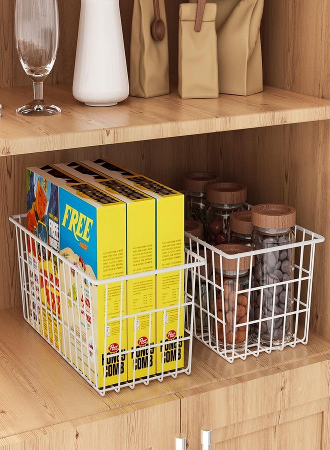 Orgneas Freezer Organizer Bins, Freezer Wire Baskets for 16/17 / 21 Cu.Ft Upright Freezer, Pantry Storage Basket Organizers for Frozen Foods, Vegetables and Fruits, 2 Large 2 Medium - Image 3