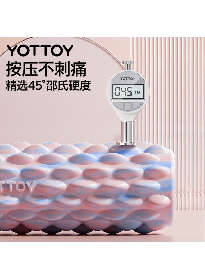 Yottoy Foam Roller Solid Massage Roller For Muscle Relaxation, Leg Slimming, Yoga Column - Twilight Pink