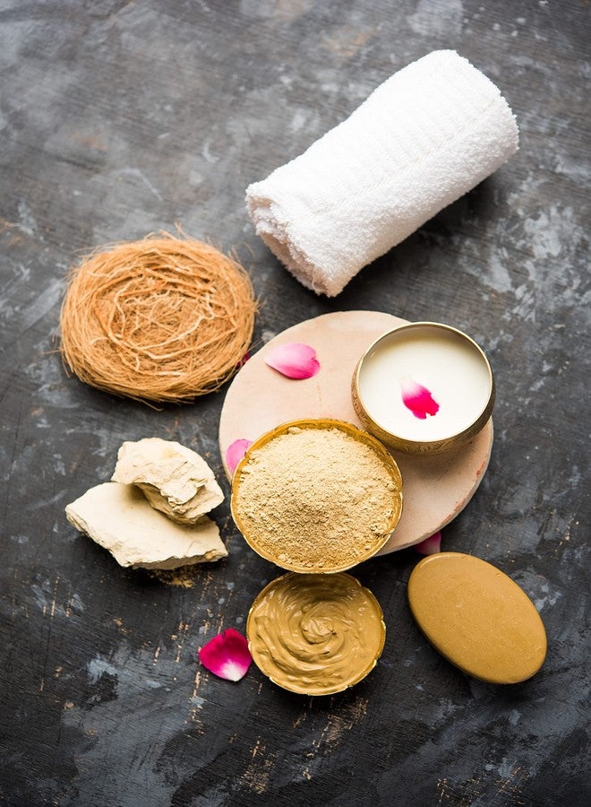Veganic Organic Multani Mitti Stone | Skin/Face/Hair Care Clays (400 g) - Image 3