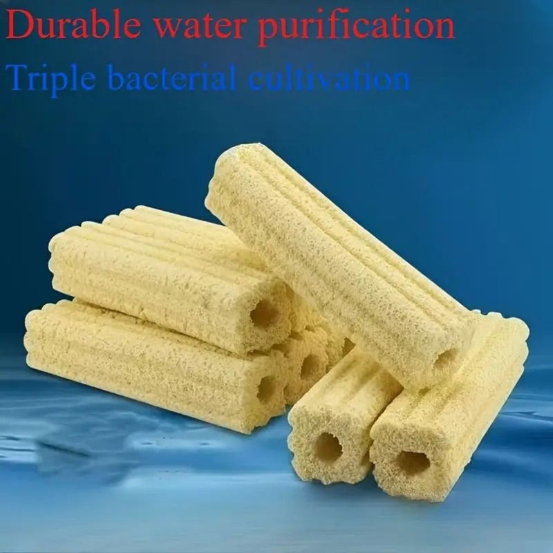 50 Pcs Filter Media For Fish Tanks Natural Bacterial Habitat For Aquarium Filtration Without Electricity Ideal For Freshwater Ponds And Fishing Ponds Compatible With All Aquariums - Image 4