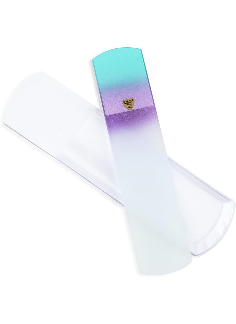 Bona Fide Beauty - BONA FIDE BEAUTY Czech Glass Dual-Sided Glass Foot File, Scraper, and Rasp. Luxurious Self-Care Gift for Women - Image 1