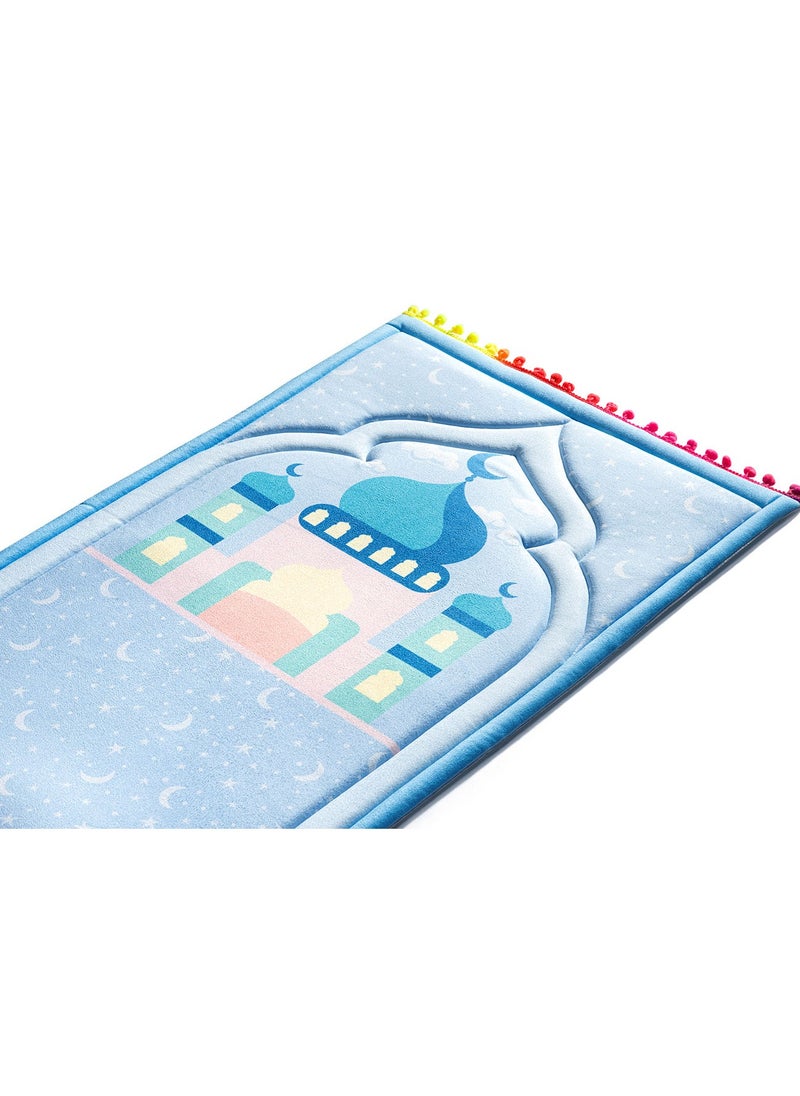 Urban rugs - Blue-Ish Kids Prayer Mat - Image 1
