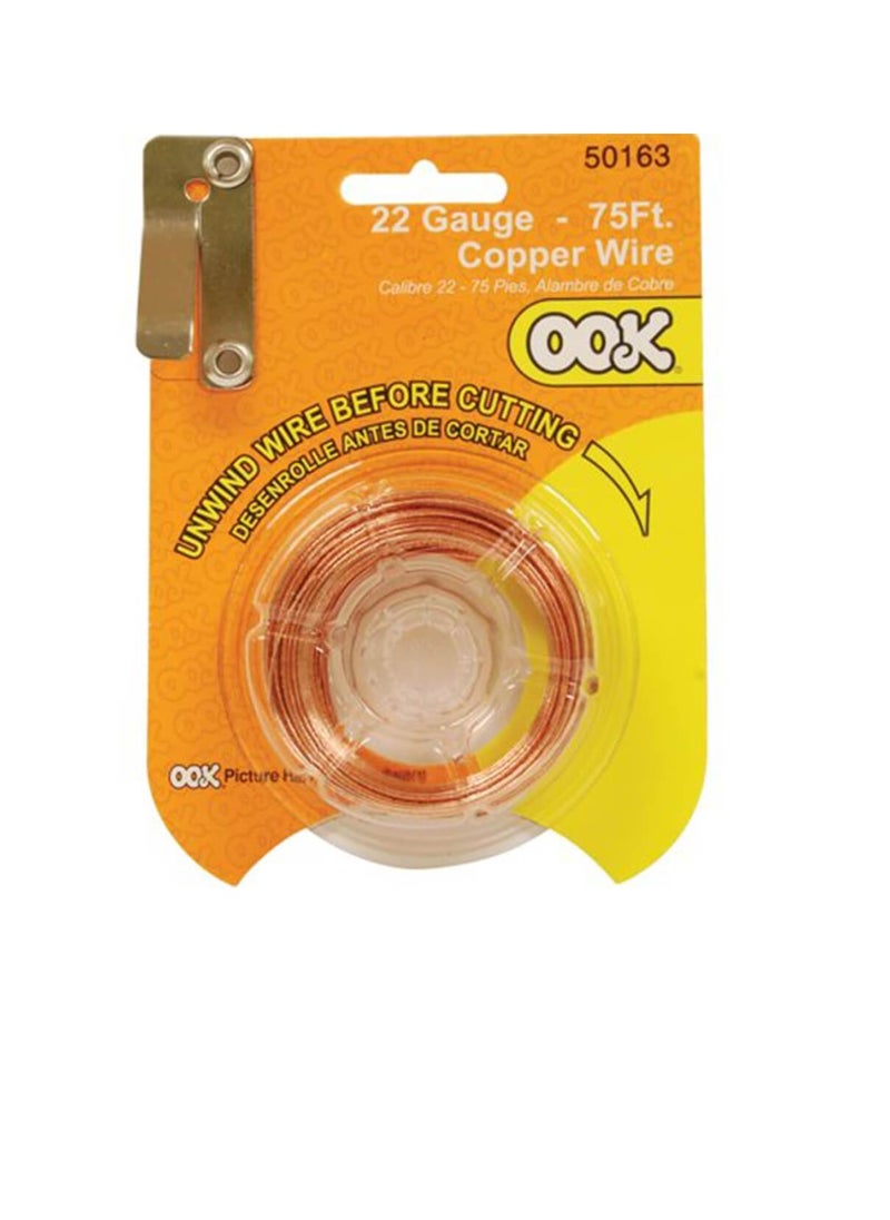 OOK Copper Hobby Wire 22 gauge 75 feet  - Image 1