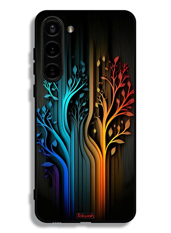 Tolwak Samsung Galaxy S23 5G Protective Case Cover Tree Leaves Art - Image 3