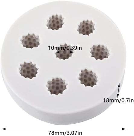 Husaini Mart HUSAINI MART 3D Fruit Silicone Raspberry Fondant Molds BlueberryMulberryOrangeStrawberry Chocolate Candy Mold Jelly Molds Cake Cupcake Topper DecorationBlueberry  - Image 2