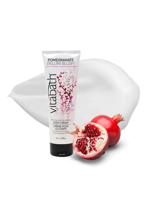 Vitabath Pomegranate Bellini Blush Moisturizing Body Cream Soothing Hydration Vitamin & Nutrient Skin Care Replenishing All Over Dry Skin Lotion Moisturizer For Women & Men 8 Ounce - Image 3