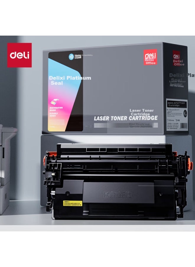 Deli 77a Toner Cartridge, Cf277a Toner Cartridge Compatible With Hp M329dw/405d/429dw/m429fdw/405dw/m305d Printers, High Capacity With Chip, 10500 Pages - Image 2