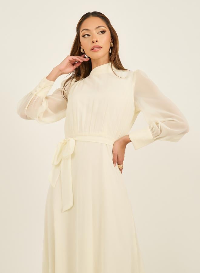 ستايلي فستان ماكسي شيفون - Image 4