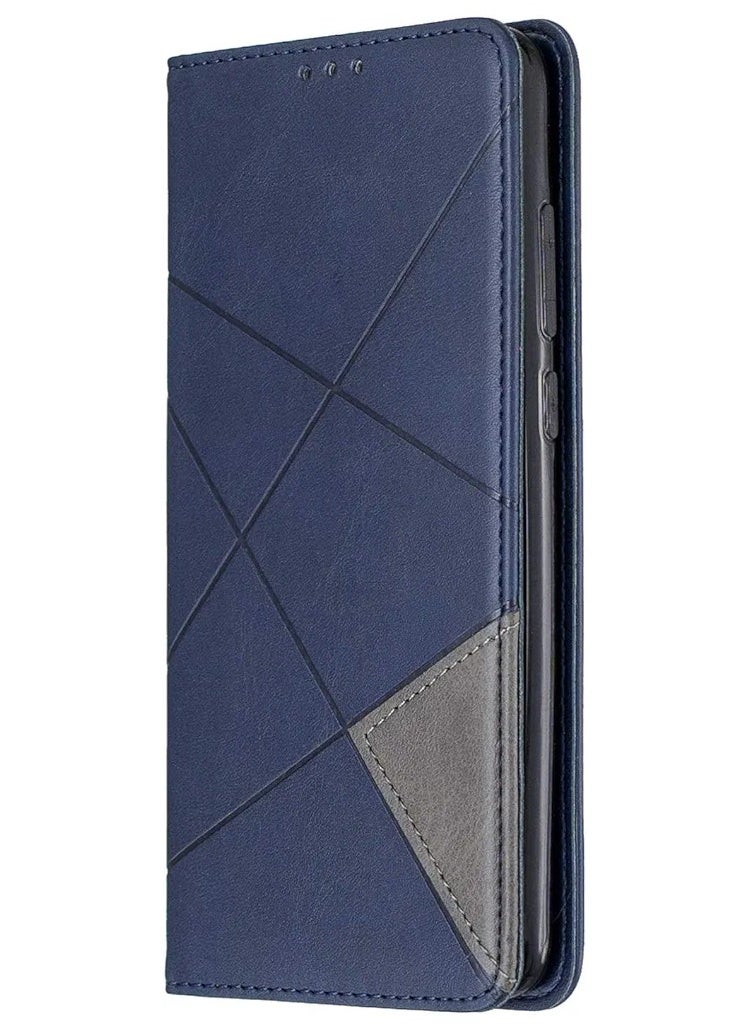 Generic - Book Case Cover For iPhone 16 Pro Magnetic Suction Leather Phone Case (Blue) - Image 1