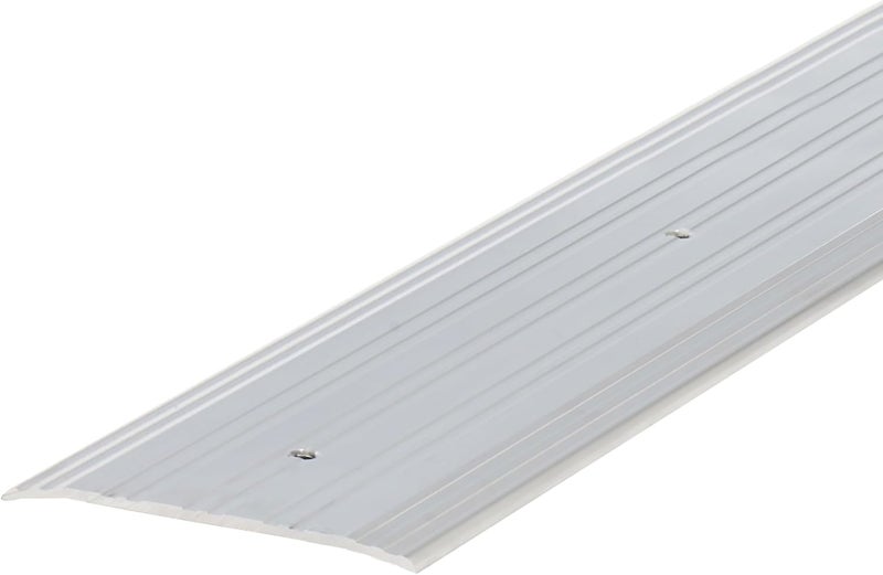 M-D Building Products 68361 1/4-Inch by 4-Inch - 36-Inch Fluted Saddle Threshold in Mill Finish - Image 1