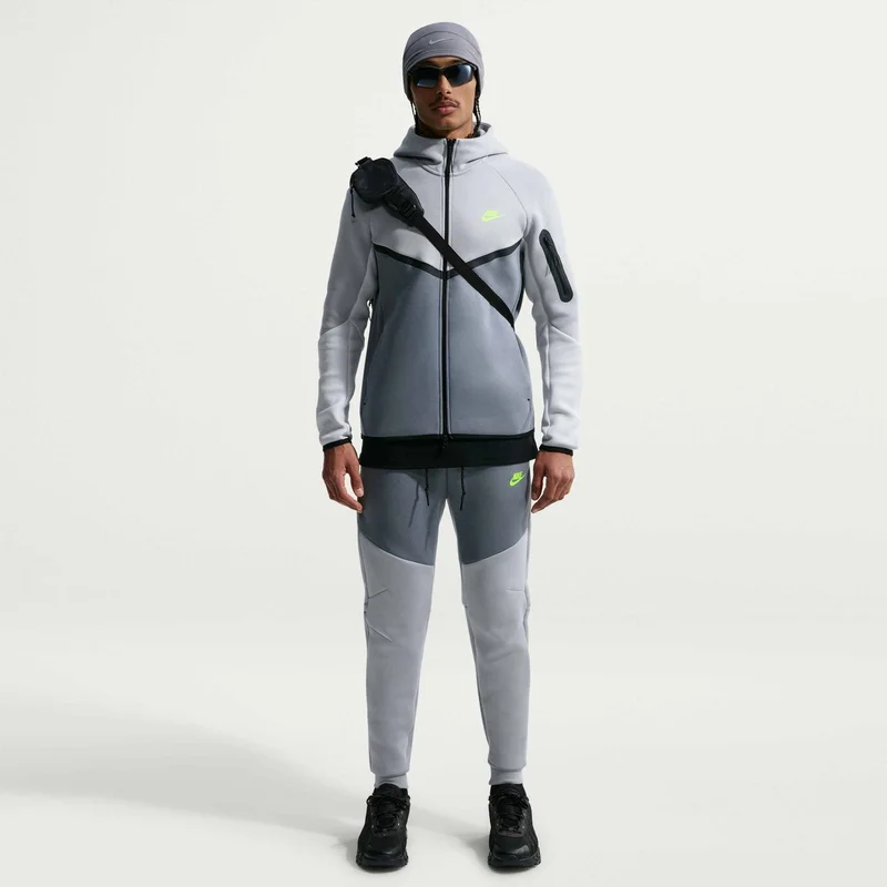 Nike Grey Men's Tech Fleece Windrunner Hoodie for Men | Best Price UAE