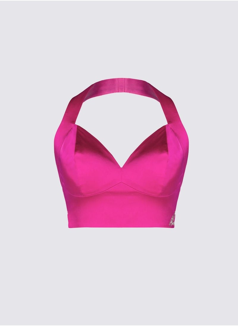 NIVA FASHION HOUSE - Chic Bralette - Style Halter Neck crop top - Image 1