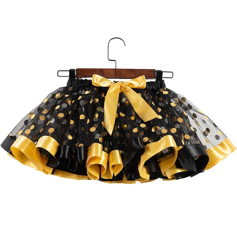 Halloween Polka Dot Tutu Skirt for Girls RT230413  - Image 4