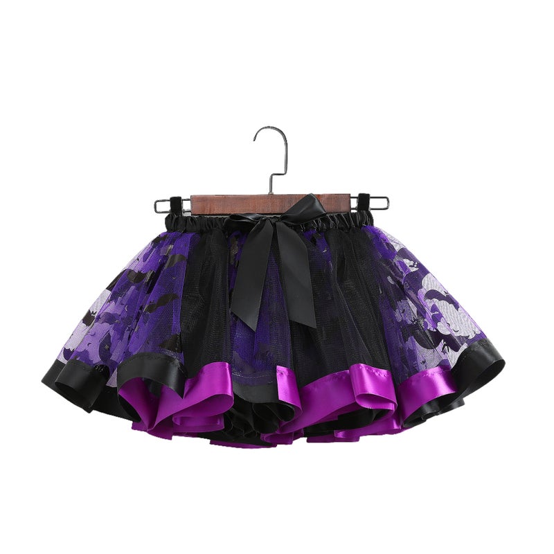 Halloween Polka Dot Tutu Skirt for Girls RT230413  - Image 1