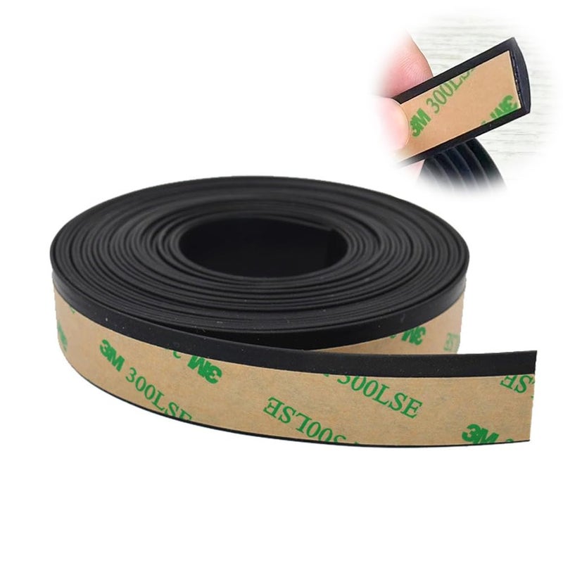 Bukela 7m Windshield Sunroof Seal Strip, Roof Trim Molding Rubber Car Window Seal Strip for Car Front & Rear Windshield Sunroof Windows Weather Sealing Stripping (23FT) - Image 1