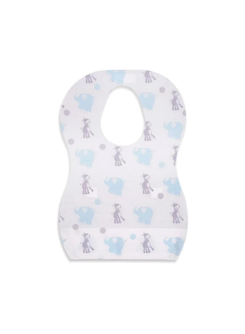STAR BABiES Disposable Bibs Pack of 8-Elephant - Image 1