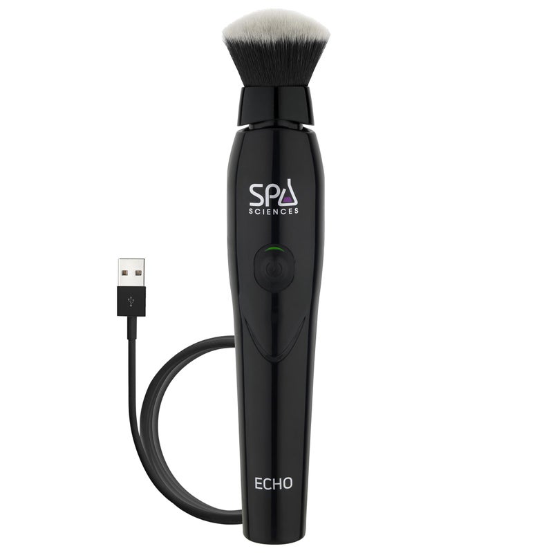 Spa Sciences ECHO - Makeup Brush for Flawless Blending, Contouring, Highlight & Airbrush Finish - 3 Speeds - Rechargeable - Image 1