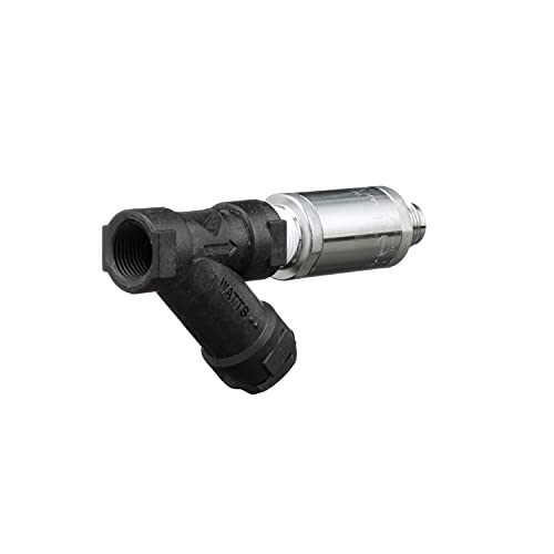 watts صمام فحص مزدوج من سلسلة واتس SD-3 3/8" من الفولاذ المقاوم للصدأ لمنع تدفق المياه العكسي لآلة المشروبات، مدخل أنثوي NPT x مخرج ذكر SAE NPT، فتحة جوية، مصفاة واي، تركيب عمودي أو أفقي - Image 4
