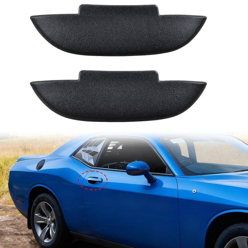 KAKABAS Door Bowl Scratch Protector Compatible with Dodge Challenger 20152023Door Handle Paint Cover Guard Bowl Protection Cover Trim Compatible with Dodge Challenger 1523 2PCS - Image 3