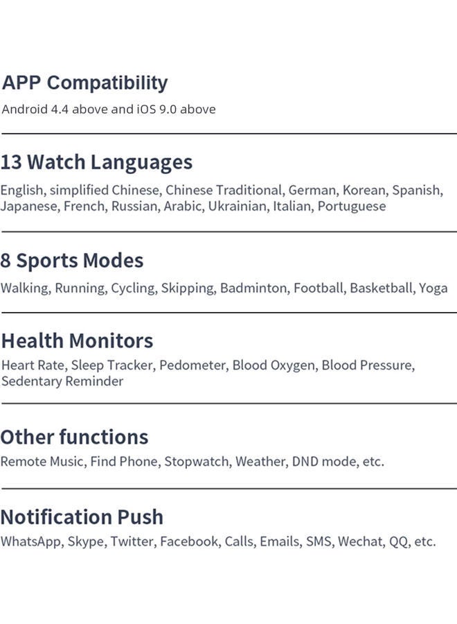 NIBEMINENT KW22 Smart Sports Watch Black - Image 5