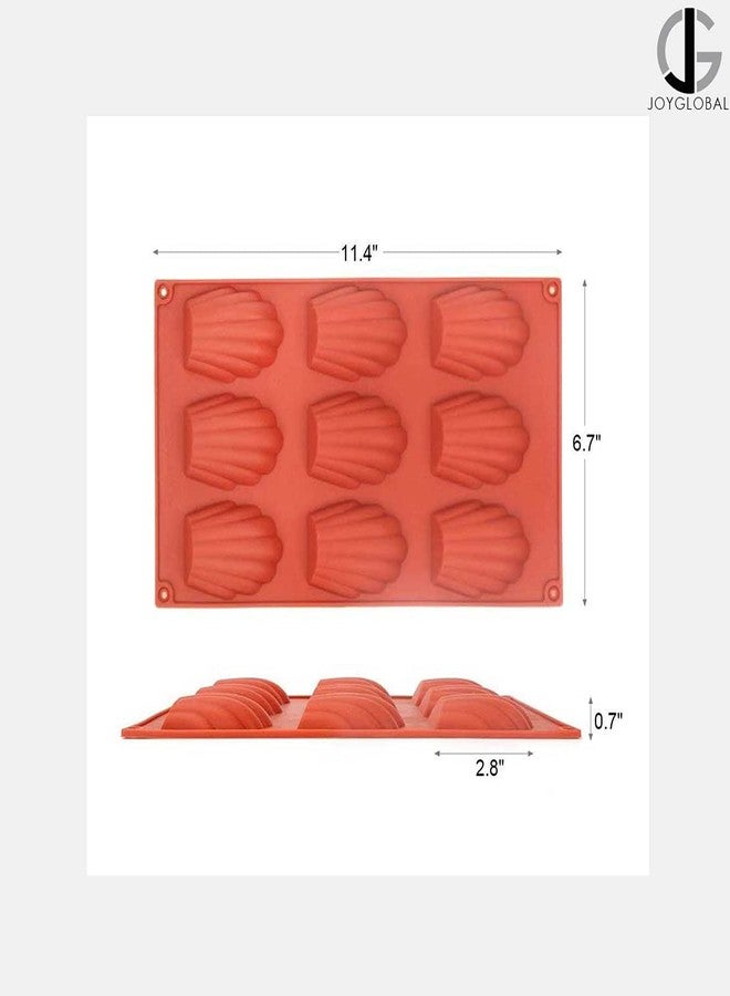 JoyGlobal Silicone 9 Cavity Madeleine Mould - Image 5