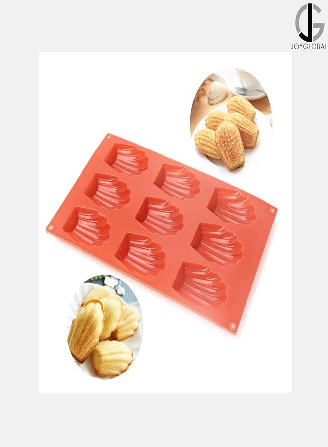 JoyGlobal Silicone 9 Cavity Madeleine Mould - Image 2