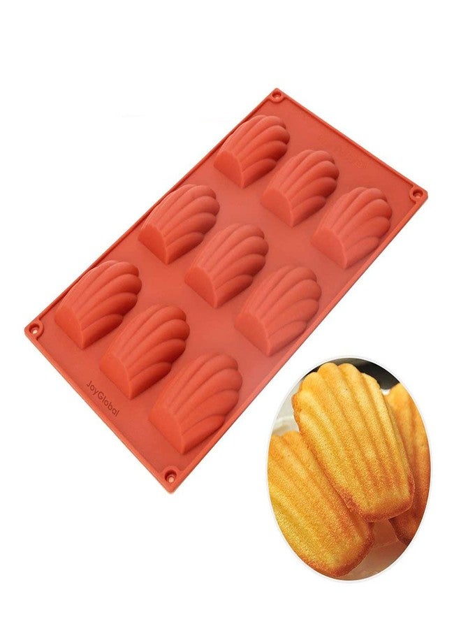 JoyGlobal Silicone 9 Cavity Madeleine Mould - Image 1