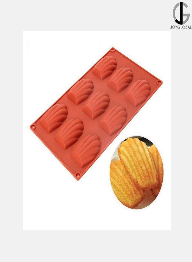 JoyGlobal Silicone 9 Cavity Madeleine Mould - Image 3