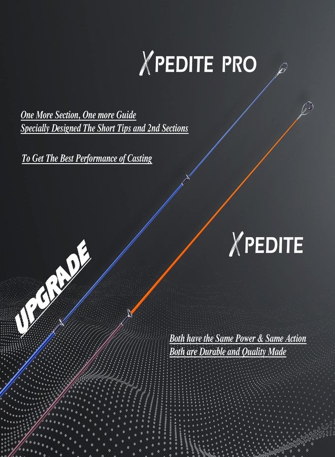 EOW XPEDITE PRO Portable Telescopic Casting and Spinning Fishing Rods, 24T Carbon Blanks & Solid Carbon Tip, Cork Handle, Travel Rod, Light Weight and Short Collapsible Rods - Image 4
