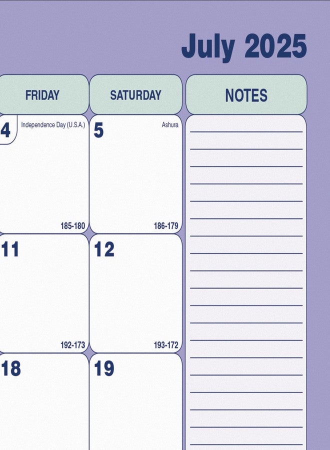 Brownline® Academic Monthly Desk Pad Calendar, 13 Months, July 2025 to July 2026, 11" x 8.5" (CA181721-26) - Image 3