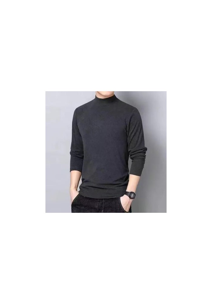 Men's long-sleeved T-shirt 2023 spring new casual loose fashion brand bottoming shirt fashion fashion T-shirt - Image 1