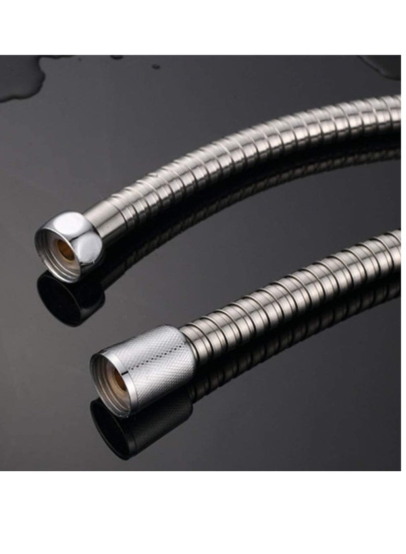 1.5M Shower Hose Stainless Steel Flexible Handheld Showerhead Replacement Hose. - Image 3