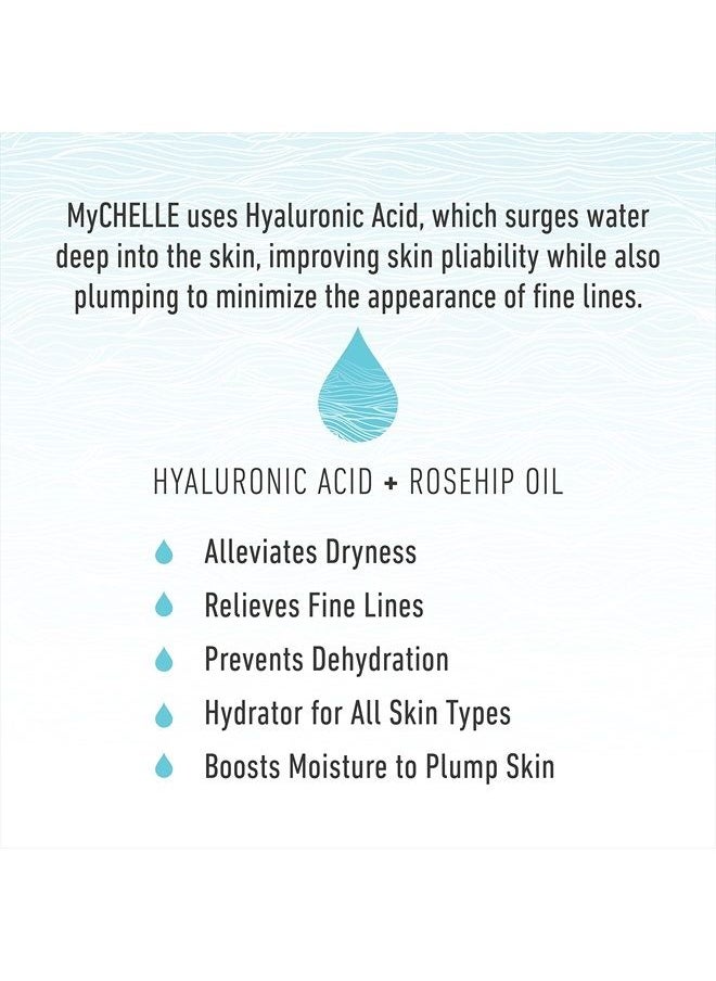 MyChelle Dermaceuticals - MyCHELLE Dermaceuticals Ultra Hyaluronic Hydrating Serum (1.0 Fl Oz) - Rich Hydration for Dry Skin with Vegan Hyaluronic Acid, Help Plump Skin and Help Reduce Appearance of Fine Lines and Wrinkles - Image 1