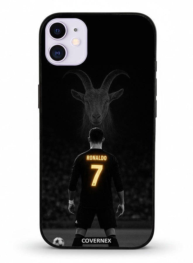 Covernex غطاء حماية آيفون 11 من أبل مزخرف بتكريم كريستيانو رونالدو - Image 2