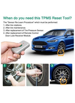 Arzok Arozk TPMS19 TPMS Reset Tool Sensor Relearn Reset Tool for Ford Lincoln and Mazda Tire Pressure Monitor System Sensor Programming Training Activation Tool TPMS Trigger Tool Tire Sensors Reset Tool  - Image 5