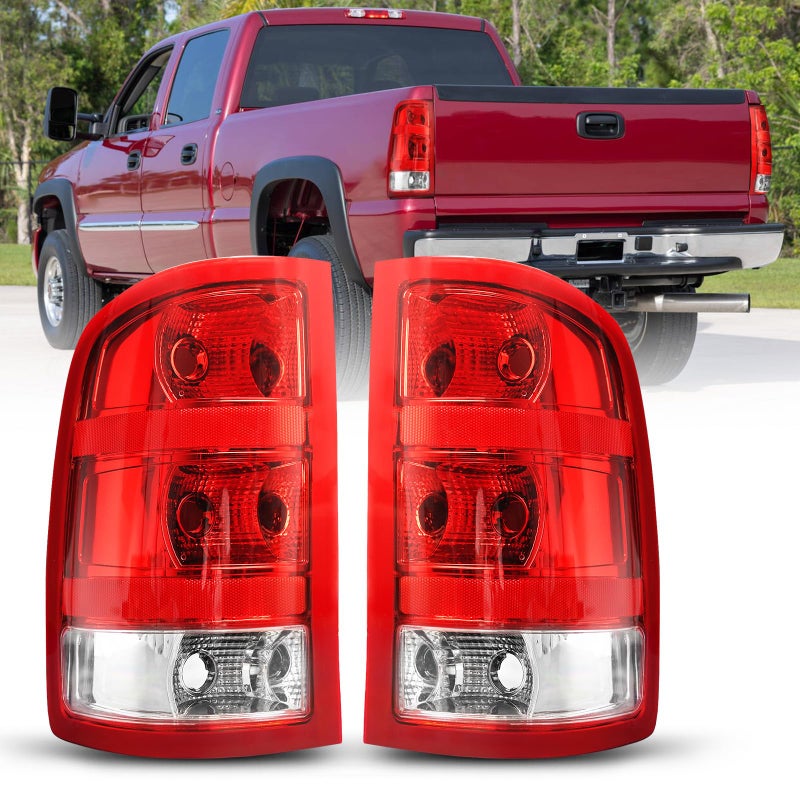 AUTOONE For 20072013 GMC Sierra Tail Light Assembly Factory Taillights Compatible with GMC Sierra 1500 2500HD 3500HD Driver Passenger Side