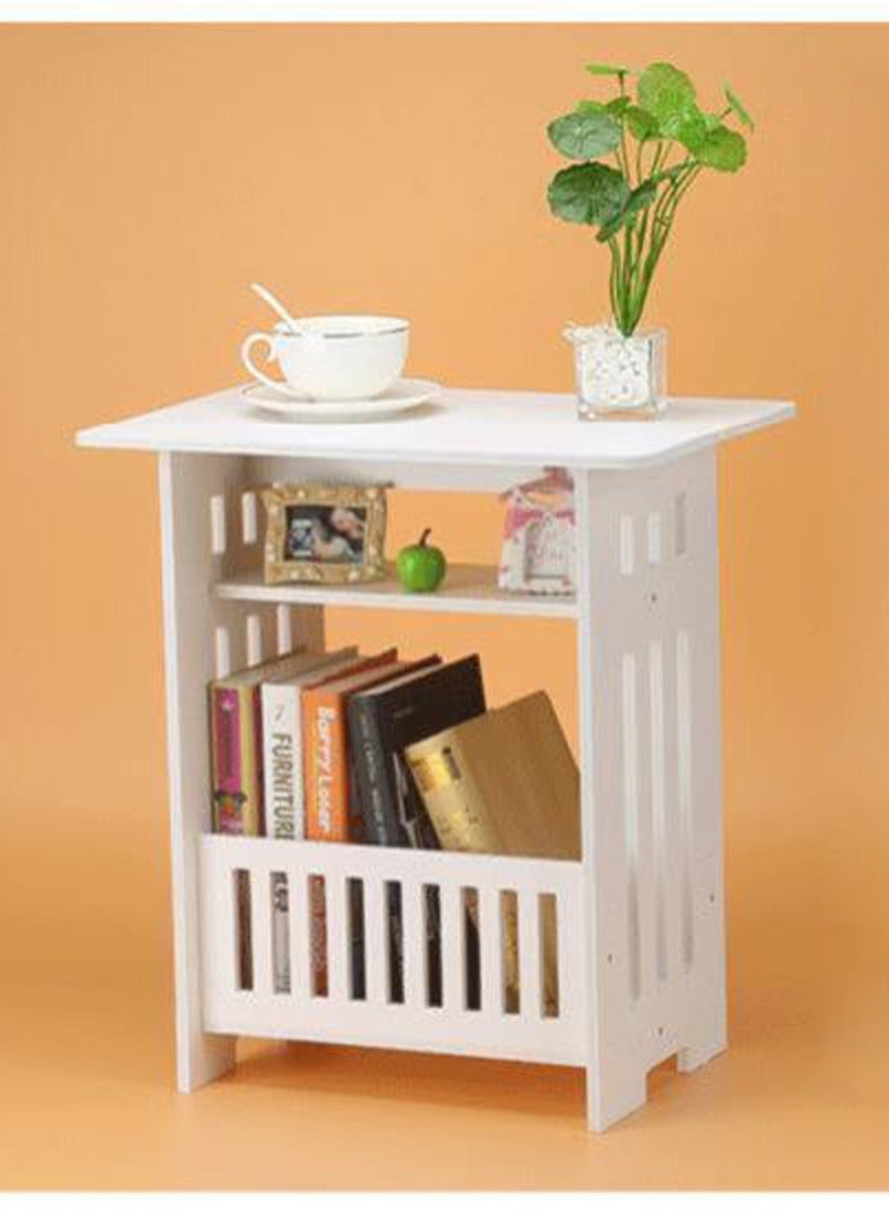 Wooden Side Table Coffee Table End Table Bedside Table Sofa Side Table Lamp Table Console Table Night Stand with Storage Organizer Sink Organizer For Bathroom