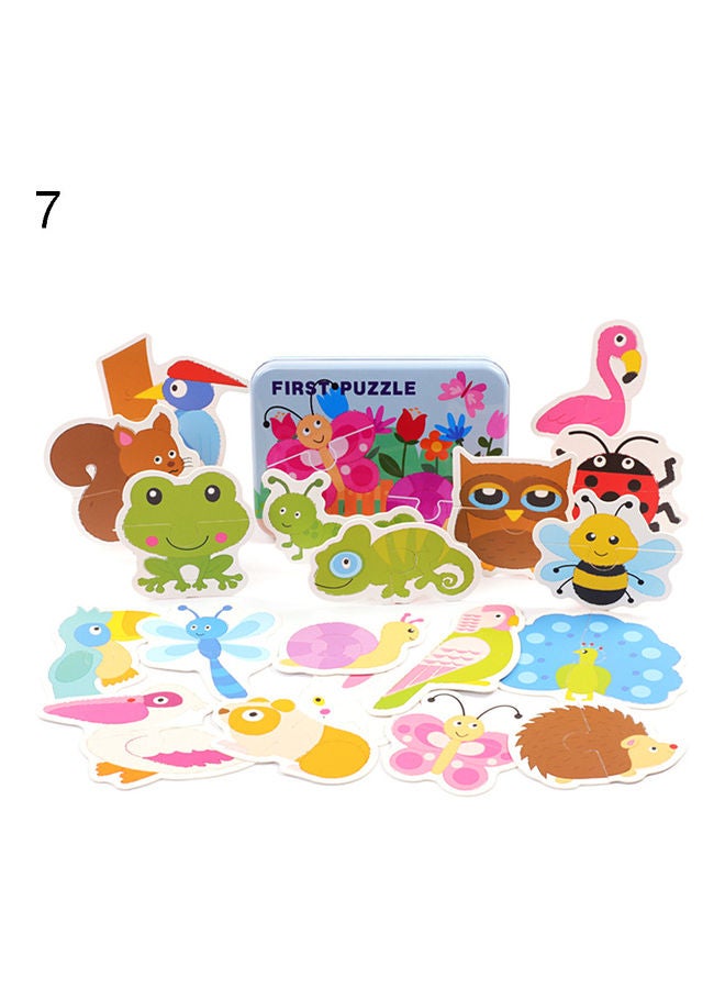 لعبة تركيب الصور المقطعة على شكل حشرات