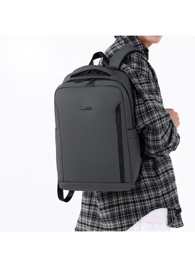 حقيبة لابتوب Kingsons مقاس 15.6 بوصة 🎒 لون أسود – مقاومة للماء 💧، جيب مبطن للابتوب 💻، جيب للـ iPad 📱، 4 جيوب إضافية للإكسسوارات 🔌، تصميم عملي مريح، مع حزام حقيبة السفر الخلفي 🧳 مثالية للطلاب، العمل والسفر ✈️ - Image 2