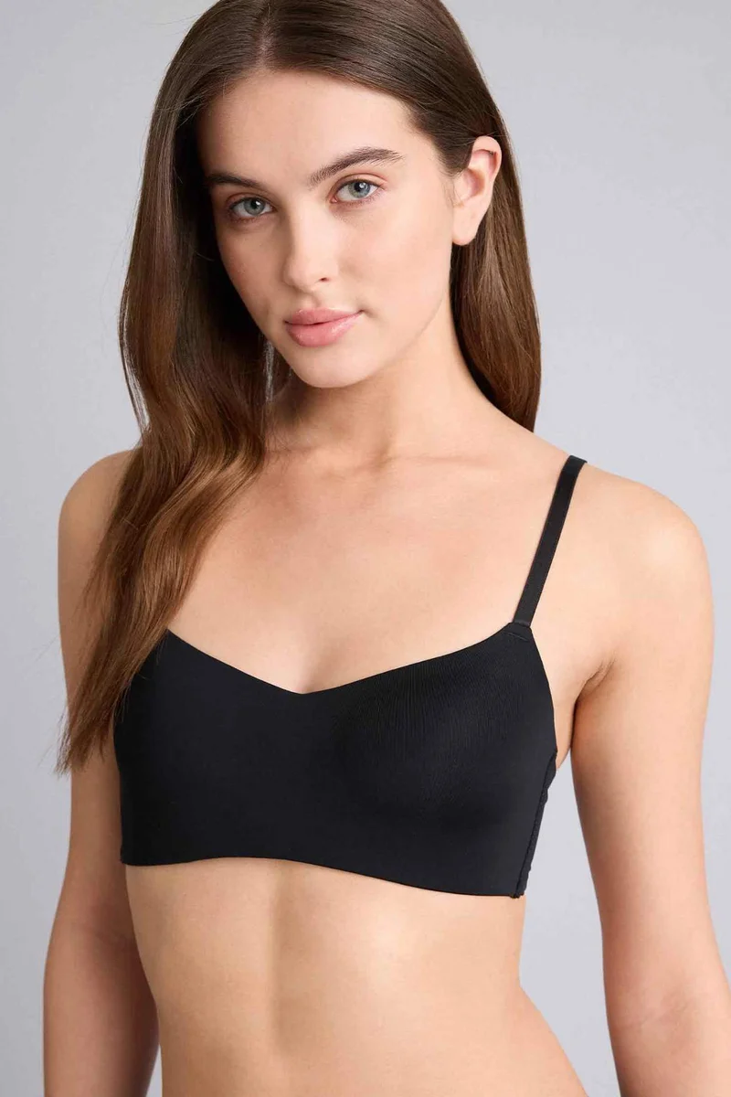 ديفاكتو Micro Covered Padded Wire Free Bra