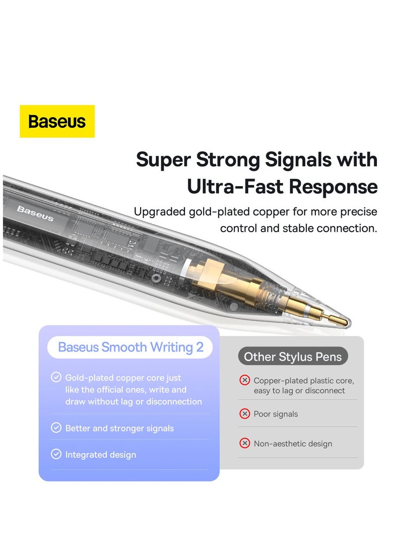 Baseus Stylus Pen For iPad 2020-2022, Quick Charging iPad Pencil With Tilt Sensitivity And Palm Rejection, Compatible With iPad Pro 11/iPad Pro 12.9 (2020) iPad Air (2020) iPad Mini/iPad Pro 12.9 (2021) Purple - Image 5