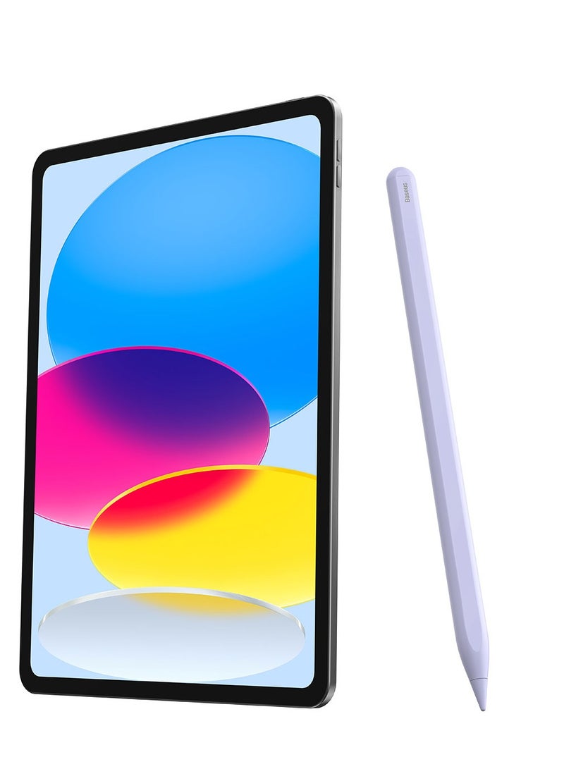 Baseus Stylus Pen For iPad 2020-2022, Quick Charging iPad Pencil With Tilt Sensitivity And Palm Rejection, Compatible With iPad Pro 11/iPad Pro 12.9 (2020) iPad Air (2020) iPad Mini/iPad Pro 12.9 (2021) Purple - Image 1