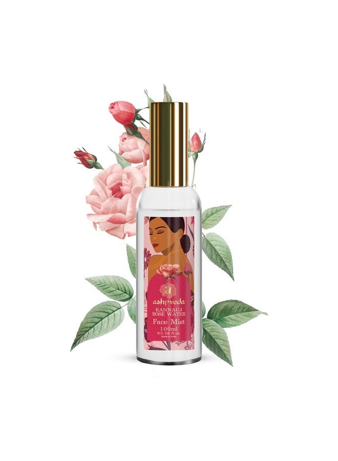 Ashpveda Kannauj Rose Water Face Mist Gulab Jal, Cleansing Toning & Silky Smooth Skin | Pores Minimising Face Mist (100ml) - Image 1
